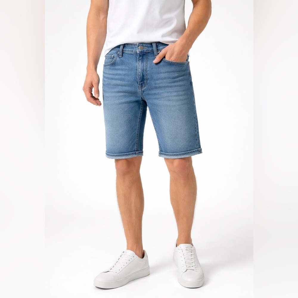 Calvin Klein Jeans Men’s Denim Shorts W33 Blue Regular Fit NWT